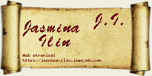 Jasmina Ilin vizit kartica